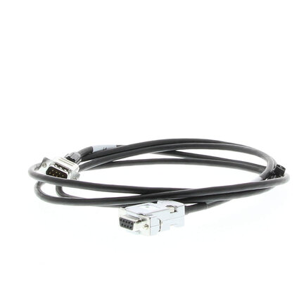 Kabel komunikacyjny RS-232C między komputerem PC a sterownikiem PLC/HMI, 2 m (XW2Z-S002-NL) - Omron