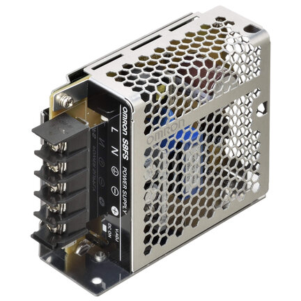 Zasilacz, 25 W, wejście 100-240 VAC, wyjście 5 VDC, 5 A, przedni terminal (S8FS-C02505J) - Omron