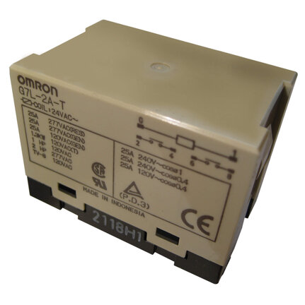 Przekaźnik mocy, szybkozłączne terminale, SPST-NO, 30 A, 24 VDC (G7L-1A-T 24VDC) - Omron