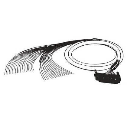 Kabel przyłączeniowy I/O, nieekranowany, FCN40 do otwartych końcówek, 2 m (XW2Z-0200BN-L) - Omron