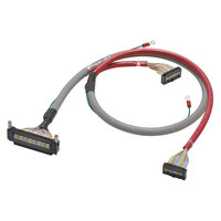 Kabel przyłączeniowy I/O, z ekranem, FCN40 do 2 x MIL20, 1,5 m / 1,25 m (XW2Z-RI150C-125) - Omron