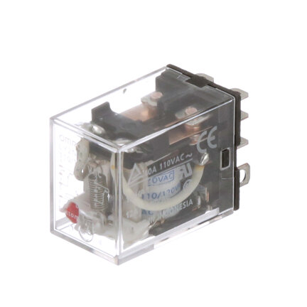 Przekaźnik, Wtyczka, DPDT, 10 A, wskaźnik LED, 200/220 VAC (LY2N 200/220VAC) - Omron