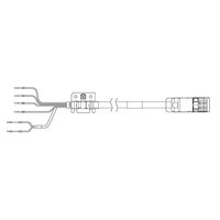 Kabel zasilania silnika serwo serii 1S, 3 m, z hamulcem, 400 V: 7,5 kW (R88A-CA1H003BF) - Omron