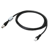 FHV7 Kabel Ethernet, prosty, super odporny na zginanie, 10 m, złącze M12 (FHV-VNBX2 10M) - Omron