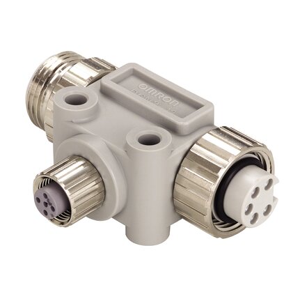 Złącze trójnikowe DeviceNet IP67 (1x żeńskie + 1x męskie 7/8", 1x żeńskie M12) (DCN3-12) - Omron