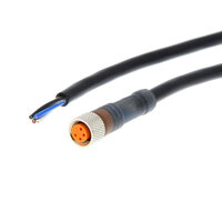 Gniazdo wtykowe M8 do czujnika, 4-biegunowe, kabel PVC, IP67, 5 m (Y92E-M08PVC4S5M-L) - Omron