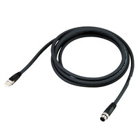 V/F 430-F Kabel Ethernet z wtyczką M12 na kamerze do złącza RJ45, 2 m (V430-WE-2M-E) - Omron