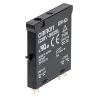 Wąski przekaźnik półprzewodnikowy, Wtyczka, 5-pin, 3 A, 5 - 24 VDC (G3RV-D03SL 24VDC) - Omron