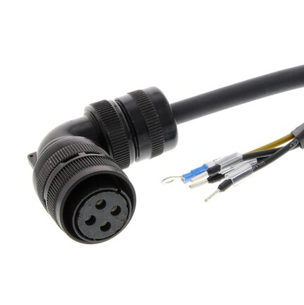 Kabel zasilania silnika serwo, 5 m, bez hamulca, 900 W-1,5 kW (R88A-CAGB005SR-E) - Omron