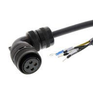Kabel zasilania silnika serwo, 5 m, bez hamulca, 900 W-1,5 kW (R88A-CAGB005SR-E) - Omron