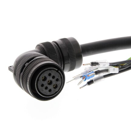 Kabel zasilający silnika serwo, 5 m, z hamulcem, 900 W-1,5 kW (R88A-CAGB005BR-E) - Omron