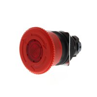 Wyłącznik awaryjny, podświetlany, średnica 40 mm, pchający/obrotowy, IP65 (A22EL-M) - Omron