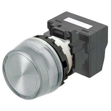 M22N Wskaźnik, plastikowy, biały, biały, 24 V, terminal pchający (M22N-BP-TWA-WC-P) - Omron