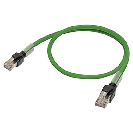 Kabel krosowy Ethernet, S/FTP, kat. 5, PUR (zielony), 20 m (XS6W-5PUR8SS2000CM-G) - Omron