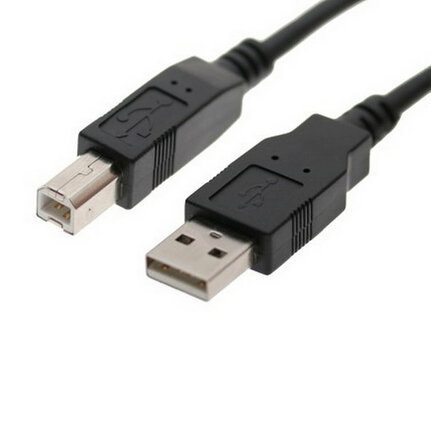 Przewód do programowania USB, męski typu A do męskiego typu B, 1,8 m (CP1W-CN221) - Omron