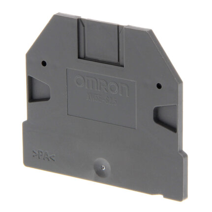 Płyta końcowa dla listew zaciskowych 2,5 mm2 do 10 mm2, model śrubowy (XW5E-S2.5) - Omron