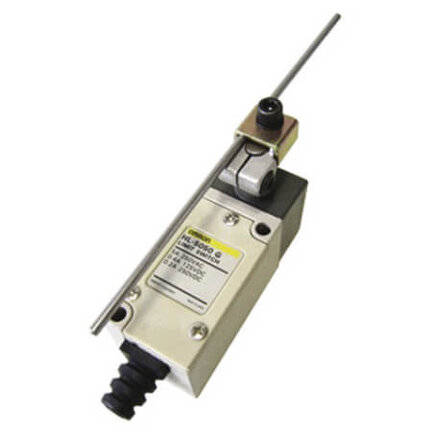 Wyłącznik krańcowy, Regulowana dźwignia drążka, Z zaciskiem uziemienia (HL-5050G) - Omron