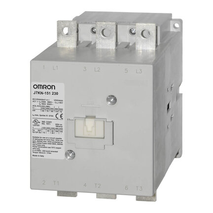 Stycznik, 3-biegunowy, 150 A/75 kW AC3 (230 A AC1), 24 VAC (J7KN-151 24) - Omron