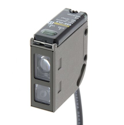 Fotoelektryczny czujnik odległości BGS, 5-500mm, NPN/PNP, kabel 2m (E3S-CL2 2M) - Omron