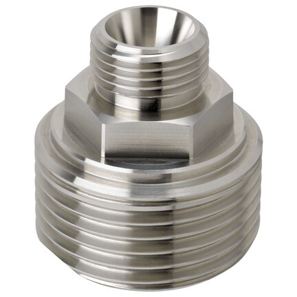 Adapter czujnika przepływu, gwint stożkowy NPT, 25A 1, SUS304 (E8FC-YA-N25A) - Omron