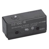 Przełącznik podstawowy, trzpieniowy, 10 A, DPDT, zaciski śrubowe (DZ-10G-1B) - Omron