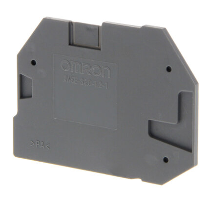Płyta końcowa dla listew zaciskowych 4 mm2 modele śrubowe (XW5E-S4.0-1.2-1) - Omron