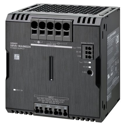 Zasilacz 3-fazowy, 960 W, 24 VDC, 40 A, montaż na szynie DIN (S8VK-WA96024) - Omron