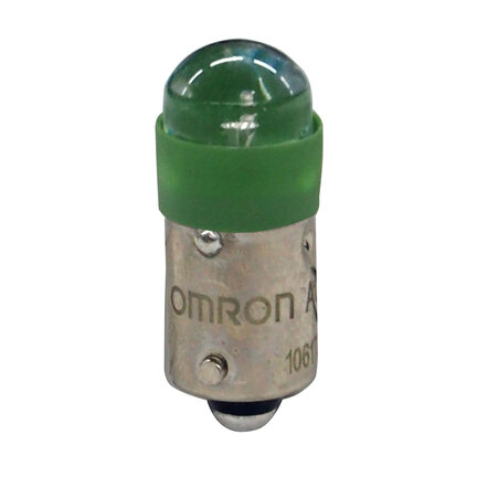 Przycisk A22NZ, zielona lampka LED 24 VAC/DC (A22NZ-L-GC) - Omron