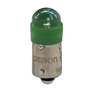 Przycisk A22NZ, zielona lampka LED 24 VAC/DC (A22NZ-L-GC) - Omron