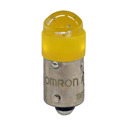 Przycisk A22NZ, żółta lampka LED 12 VAC/DC (A22NZ-L-YB) - Omron