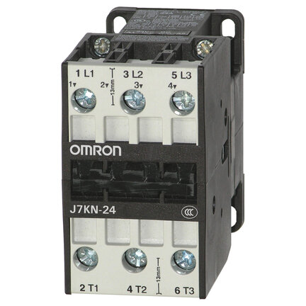 Stycznik, 3-biegunowy, 24A/11kW AC-3 (50A AC1), 24 VDC (J7KN-24 24D) - Omron