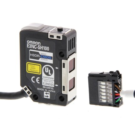 Głowica czujnika laserowego CMOS, 35-100 mm, plamka 1 mm (E3NC-SH100 2M) - Omron