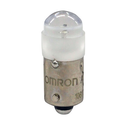 Przycisk A22NZ, biała lampa LED 24 VAC/DC (A22NZ-L-WC) - Omron