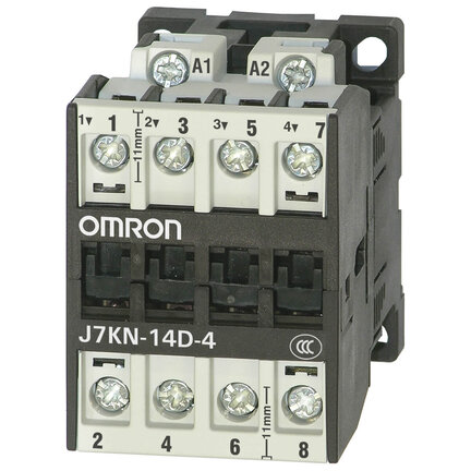 Stycznik, 4-biegunowy, 25 A AC1 (do 690 VAC), 24 VAC (J7KN-14D-4 24) - Omron