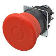 Wyłącznik awaryjny, śr. 40 mm, pchający/ciągnący, IP65 (A22NE-MP-N) - Omron