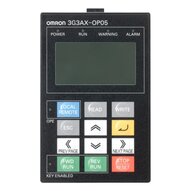 5-wierszowy operator cyfrowy LCD z funkcją kopiowania (3G3AX-OP05) - Omron