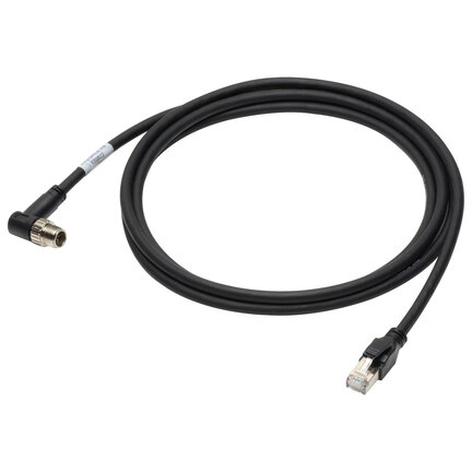 FHV7 Kabel Ethernet, kąt prosty 2 m, złącze M12 (FHV-VNLB2 2M) - Omron
