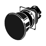 Wyłącznik awaryjny, śr. 40 mm, pchający/ciągnący, IP65 (A22E-MP) - Omron