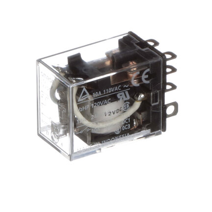 Przekaźnik, Wtyczka, DPDT, 10 A, dioda, 12 VDC (LY2-D 12VDC) - Omron