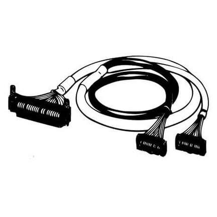 Kabel przyłączeniowy I/O, FCN40 do 2 x MIL20, 2 m (XW2Z-200D) - Omron