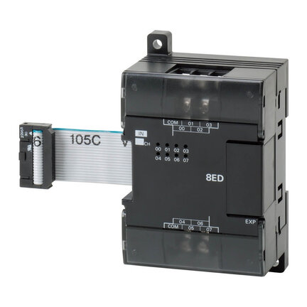Moduł rozszerzeń we/wy, 8 wejść 24 VDC (CP1W-8ED) - Omron