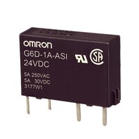 Przekaźnik, Uszczelnienie PCB, SPST-NO, 5 A (G6D-1A-ASI 5VDC) - Omron