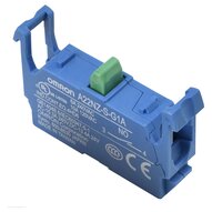 Przycisk A22NZ, blok styków SPST-NO (niebieski) (A22NZ-S-G1A) - Omron