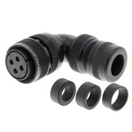 Złącze kabla zasilania po stronie silnika G5 (MS3108E20-4S) - Omron