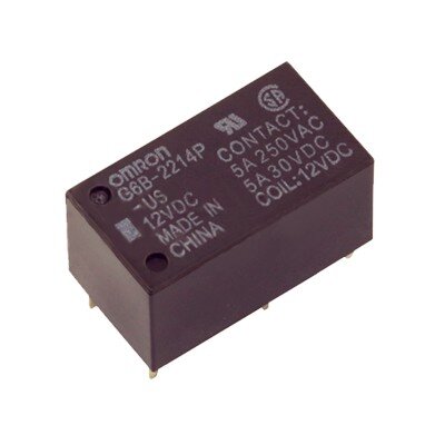 Subminiaturowy przekaźnik PCB, 5 A (G6B-2214P-US DC24) - Omron