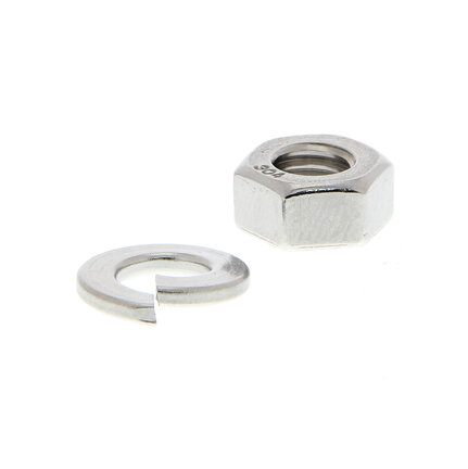 Przeciwnakrętka elektrody z podkładką (F03-03 SUS304) - Omron