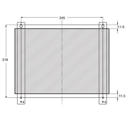 Kątownik mocujący na ścianę dla Box PC (NY000-AB01) - Omron