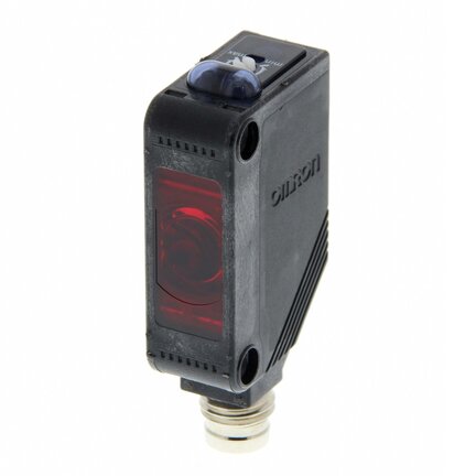 Czujnik fotoelektryczny, obudowa prostokątna, czerwona dioda LED, wiązka przelotowa, moduł odbiornika, PNP, stały Dark-ON, z funkcją zatrzymania emisji (E3Z-T81C-G0SRD-CN) - Omron