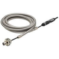 Głowica czujnika, ekranowana, Obudowa M10, odległość wykrywania 2 mm, dokładność powtarzania 2 µm, kabel o długości 3,6 m do swobodnego cięcia (E2NC-EM02-F) - Omron