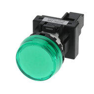 Wskaźnik M22N wytrawiany na płasko, kolor pokrywy zielony, dioda LED zielona, dioda LED napięcie 200-240 VAC (M22N-BC-TGA-GE) - Omron